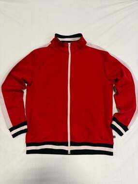 Screenshot Mens Urban Hip Hop Premium Track Jacket Red Large
